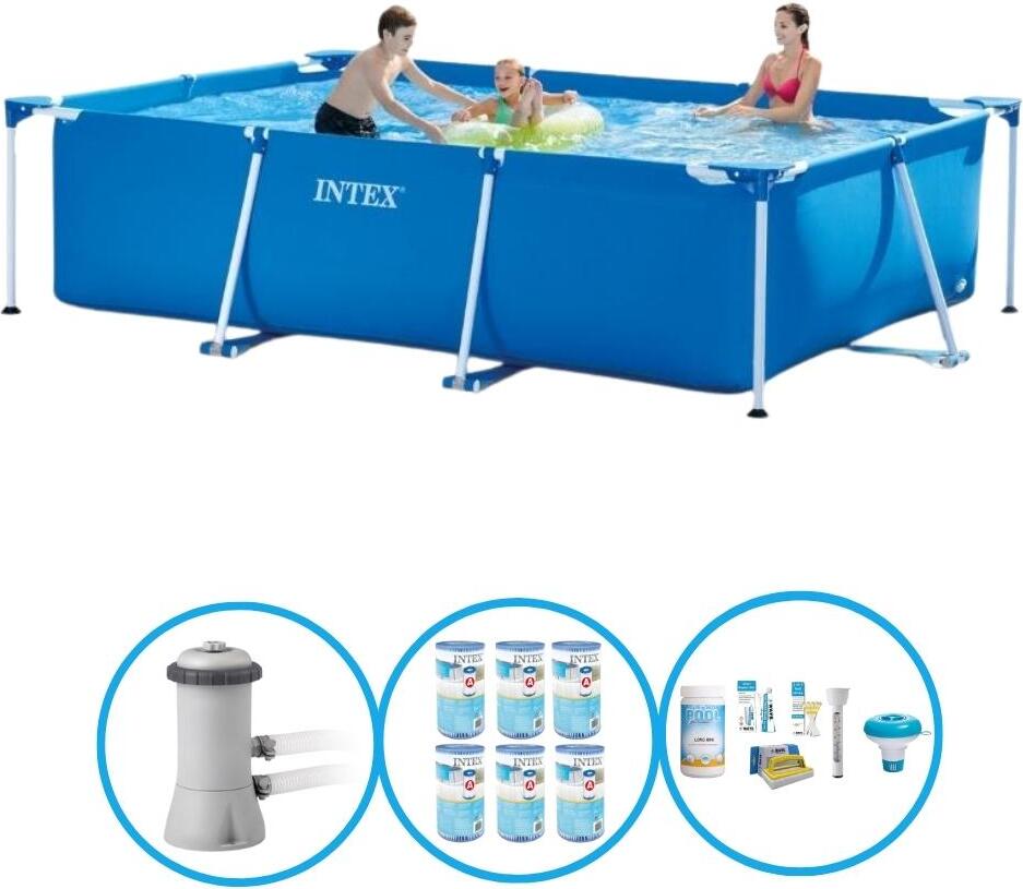 Obdĺžnikový rám bazéna Intex 300x200x75 cm - balenie bazéna