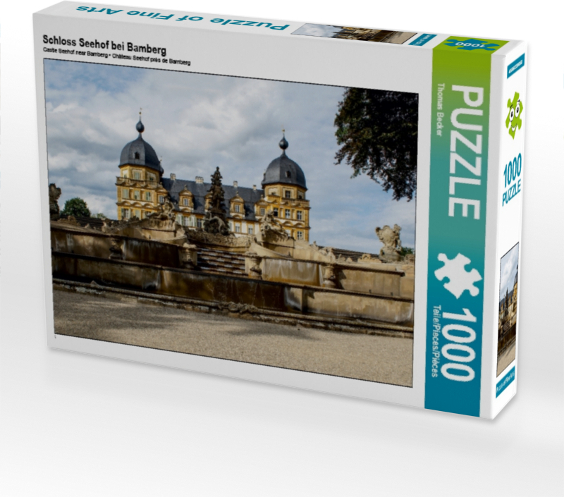 Calvendo Schloss Seehof bei Bamberg 1000 Teile Puzzle quer 640x480mm, Becker Thomas; 7304171
