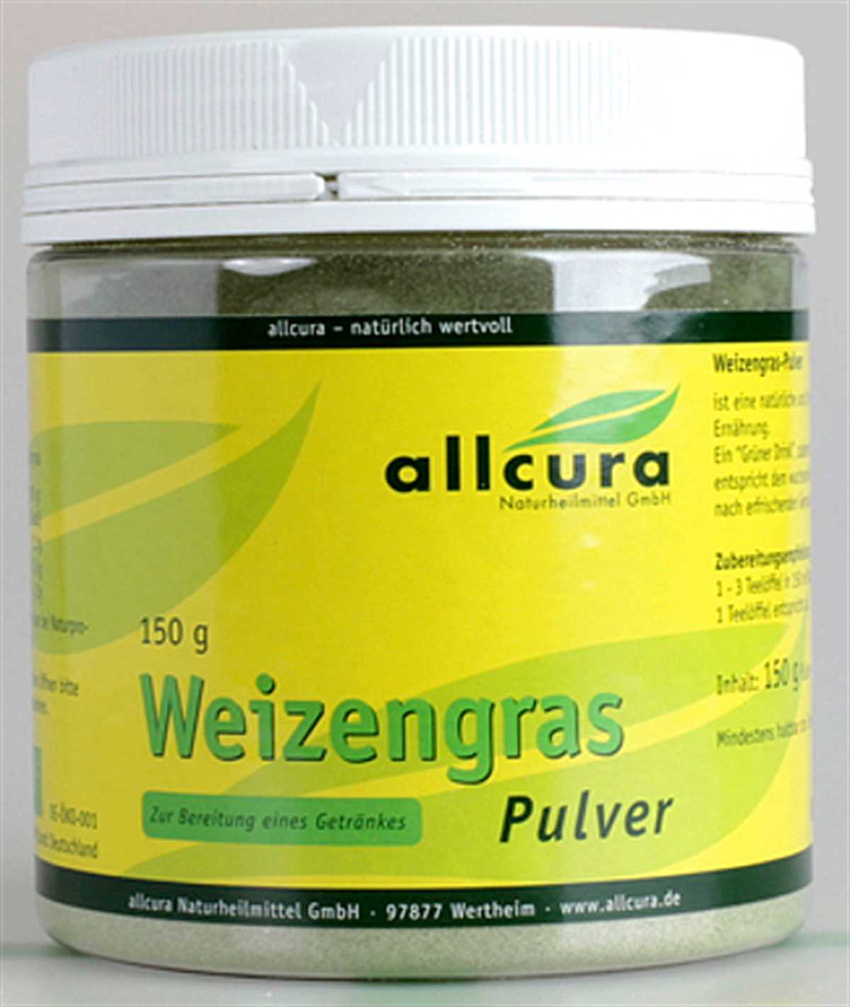 Allcura Weizengras Pulver kbA 40150