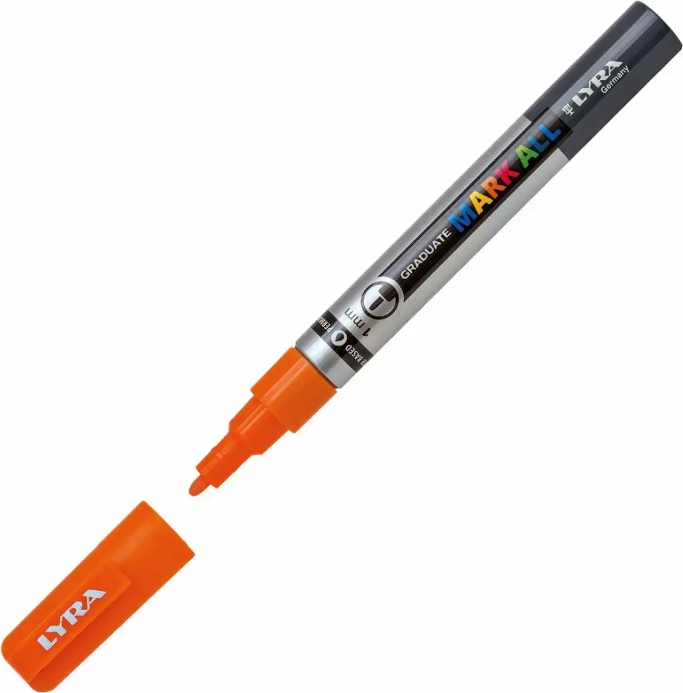 Lyra Graduate Mark Permanent Markierungsstift 1 mm Orange 1 stk 6810013