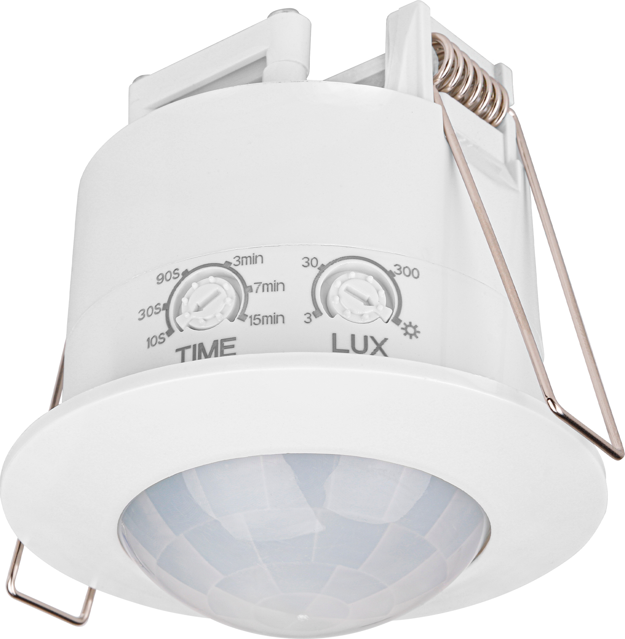 MasterLED PIR-Deckenbewegungsmelder Ø76 mm 360° 6 m IP20 Erfassungsbereich weiß 4993