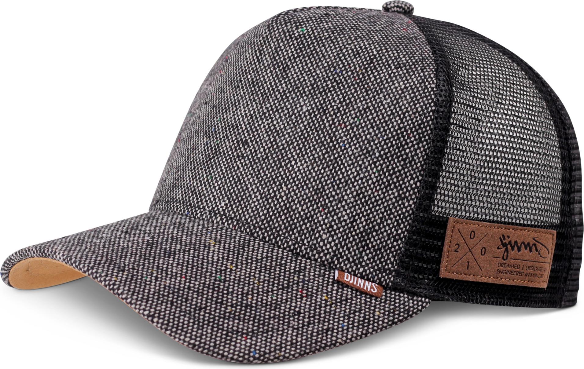 Djinns HFT Trucker Cap Spotted Tweed Black