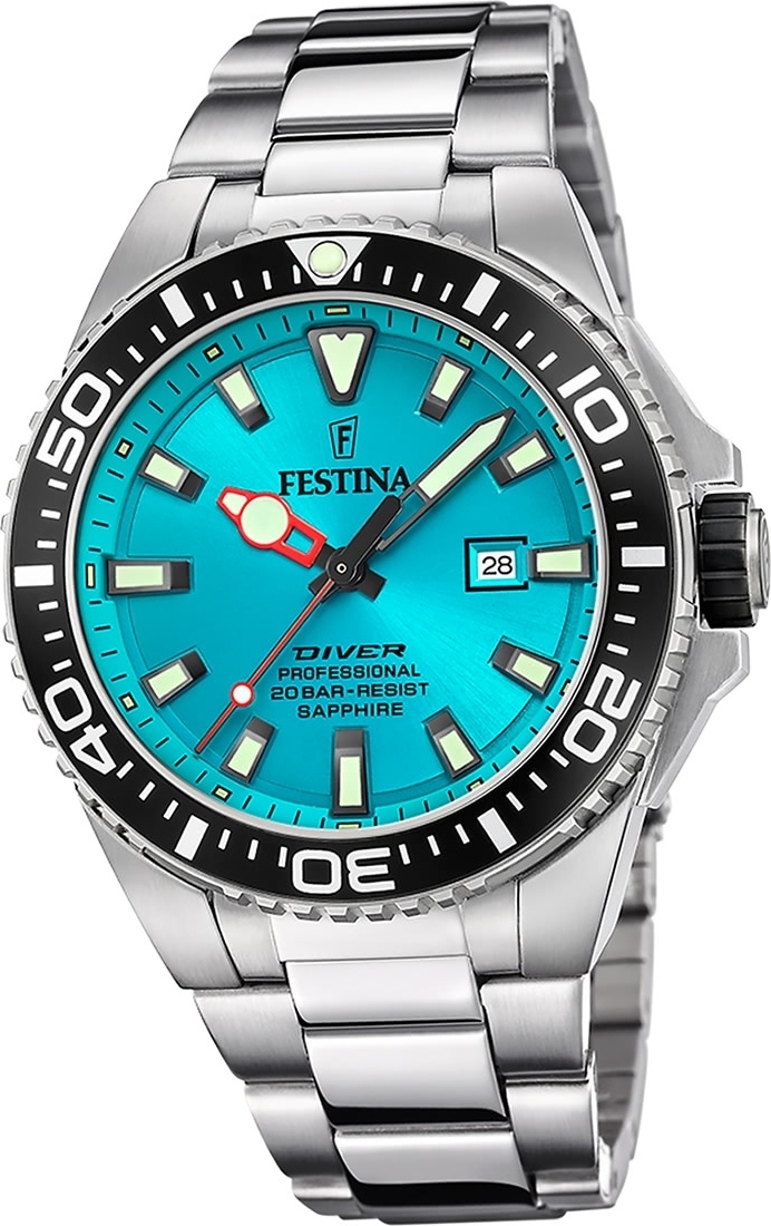 Festina pánske hodinky z ušľachtilej ocele strieborné Festina The Originals náramkové hodinky D2UF20663/5