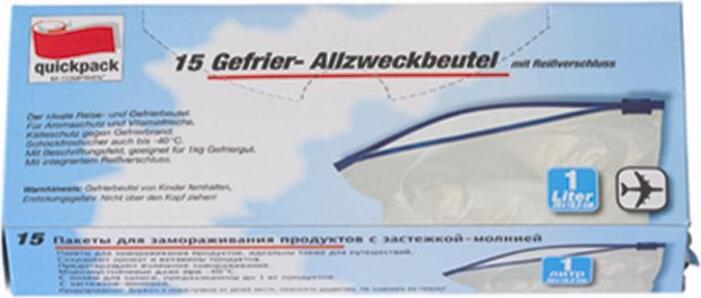 Sacchetti Per Congelatore Alufix – Assortimento 1L, 3L, 6L + Clip Di Chiusura Incluse