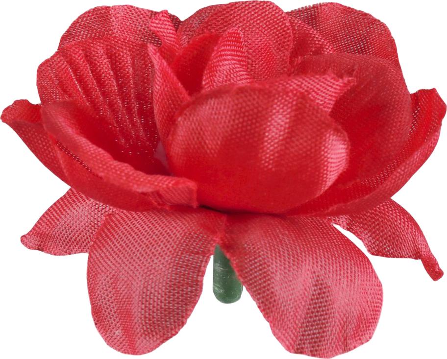 bez marki Künstliche ROSE Rosenkopf ROT 5cm
