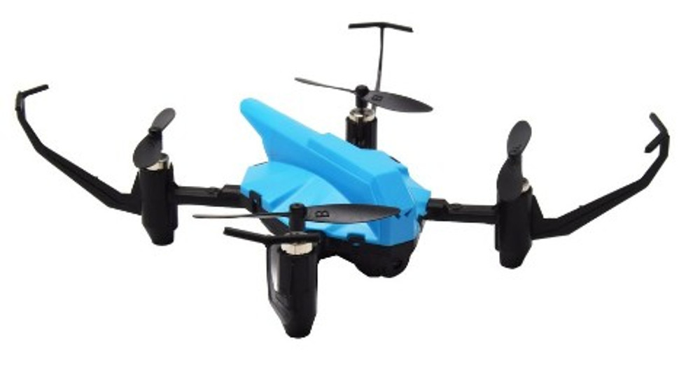df models DF-Models SkyWatcher Race Mini Kameradrohne Quadrocopter Schwarz, Blau 4 Rotoren 380 mAh 13960014280