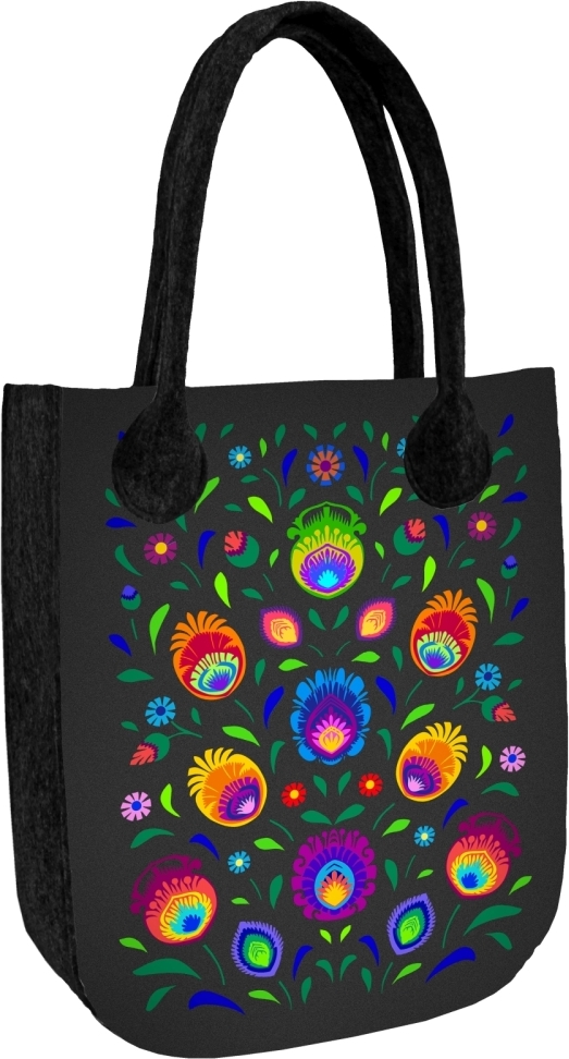 ARCO DESIGN Filztasche Handtasche CITY Anthrazit Oberek 42 x 35 cm FCA44