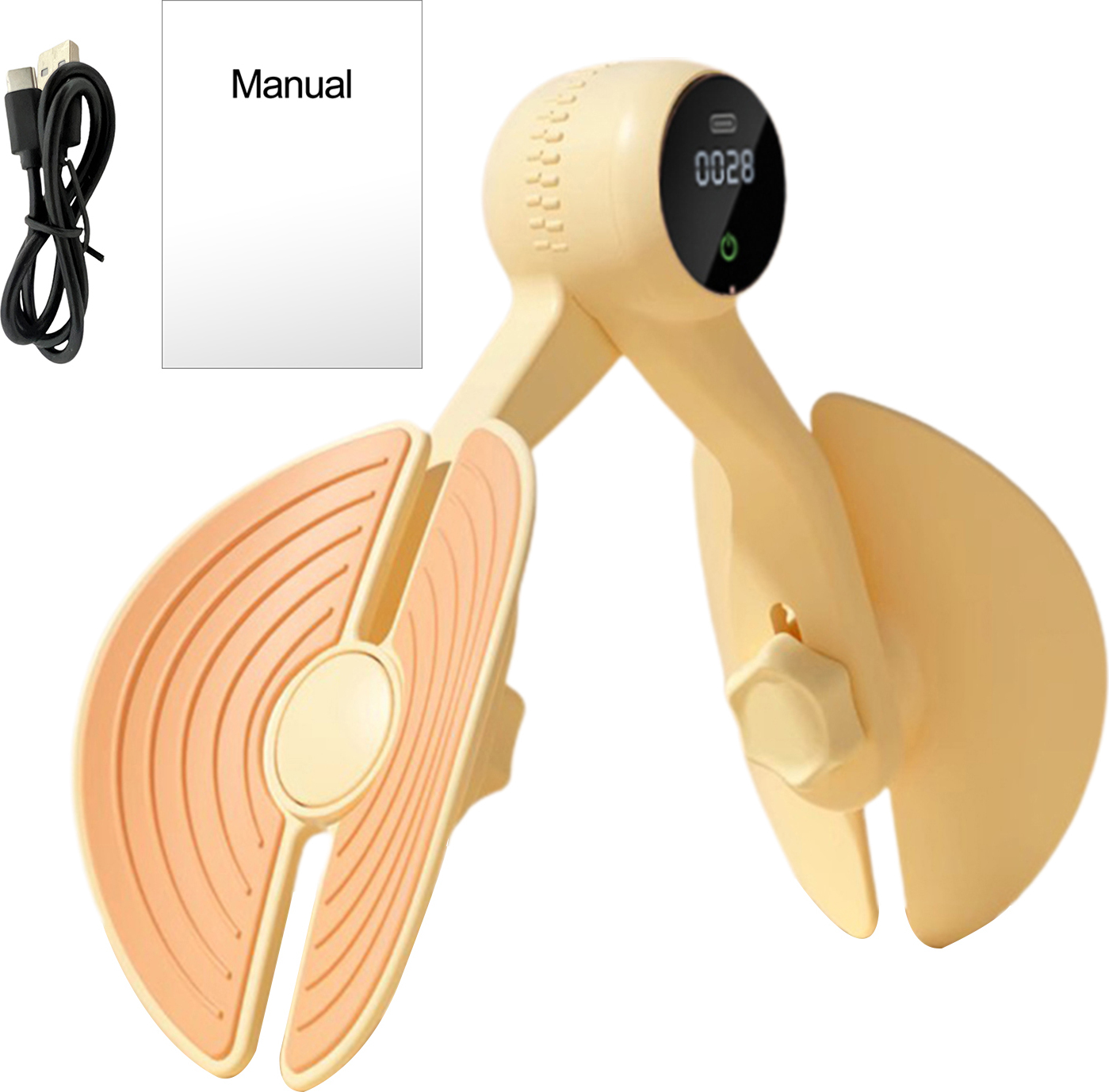 Bremen Oberschenkeltrainer Beckenbodenmuskeltrainer Hohe Stabilität 360-Grad drehbarer Innenbeinmuskeltrainer Fitnessgerät 3881712