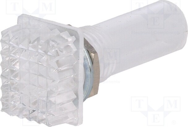 TNE 5x Kontrollleuchte: ohne Neonleuchte 230VAC konvex weiss IP20 Kontrollleuchten m _1GH_NSL-WX