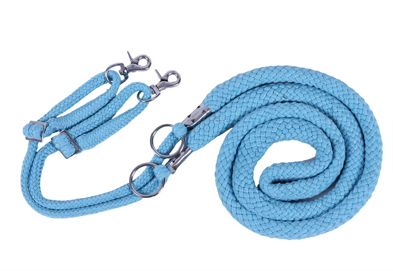 QHP Longierhilfe, Größe:M, Farbe:sky QHP-2040-SK-M