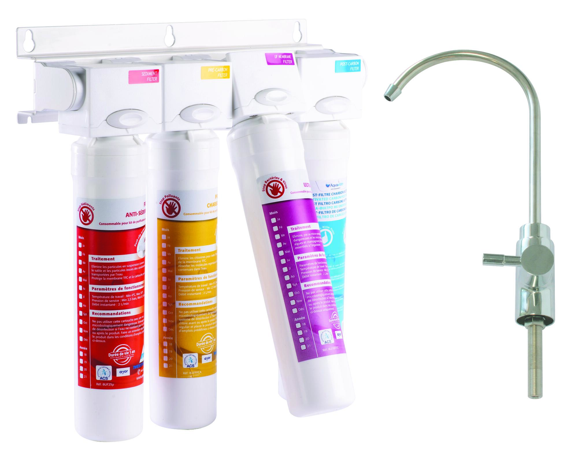 Ayor AQUAWATER – 106121 – Trinkwasserfilterung – Aqua UltraPur – Untertisch-Ultrafiltrationssystem