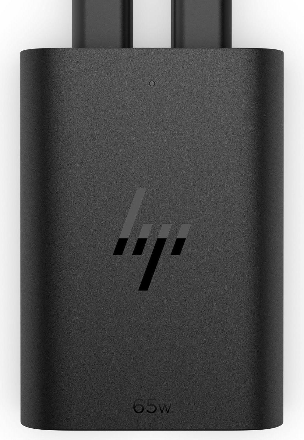 HP 65 W GaN USB-C-Laptop-Ladegerät, 90 V, 65 W, AC-an-DC, 1.6 A, Unterstützt eine Leistungsabgabe von bis zu 65 W, Business 600Q8UT