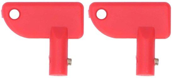 OEM Reservesleutel 2 Stuks voor Boot Auto Vrachtwagen - Rood 2026