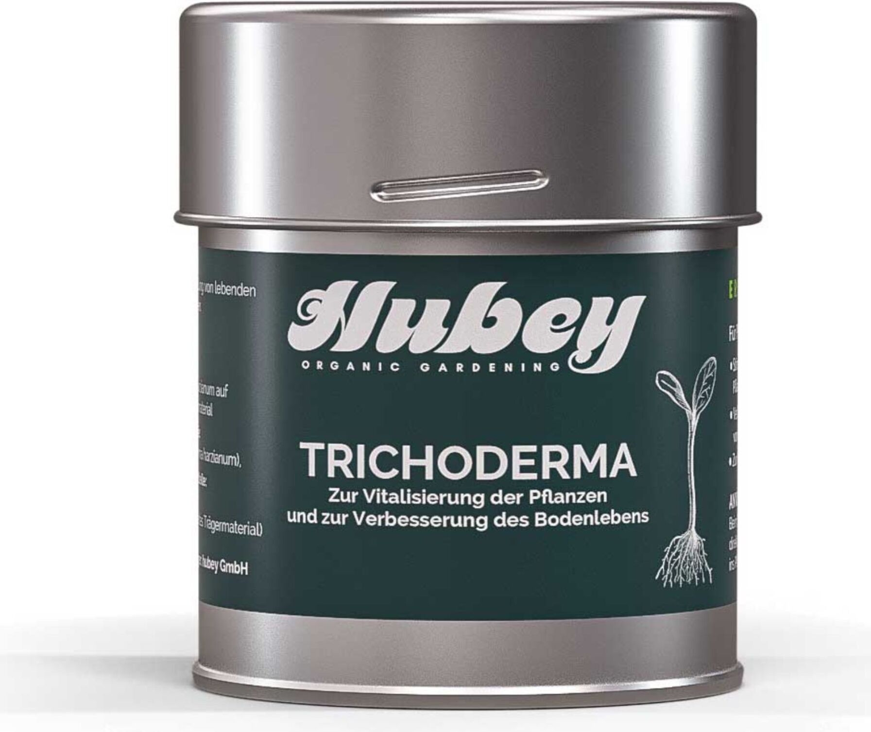 hubey organic gardening hubey® Trichoderma - Streuer zur Impfung der Wurzeln, Wurzelstimulator, Trichoderma Harzianum Bodenhilfstoff- Erhöht Erträge, Blütenbildung & Wachstum 50g H-888111