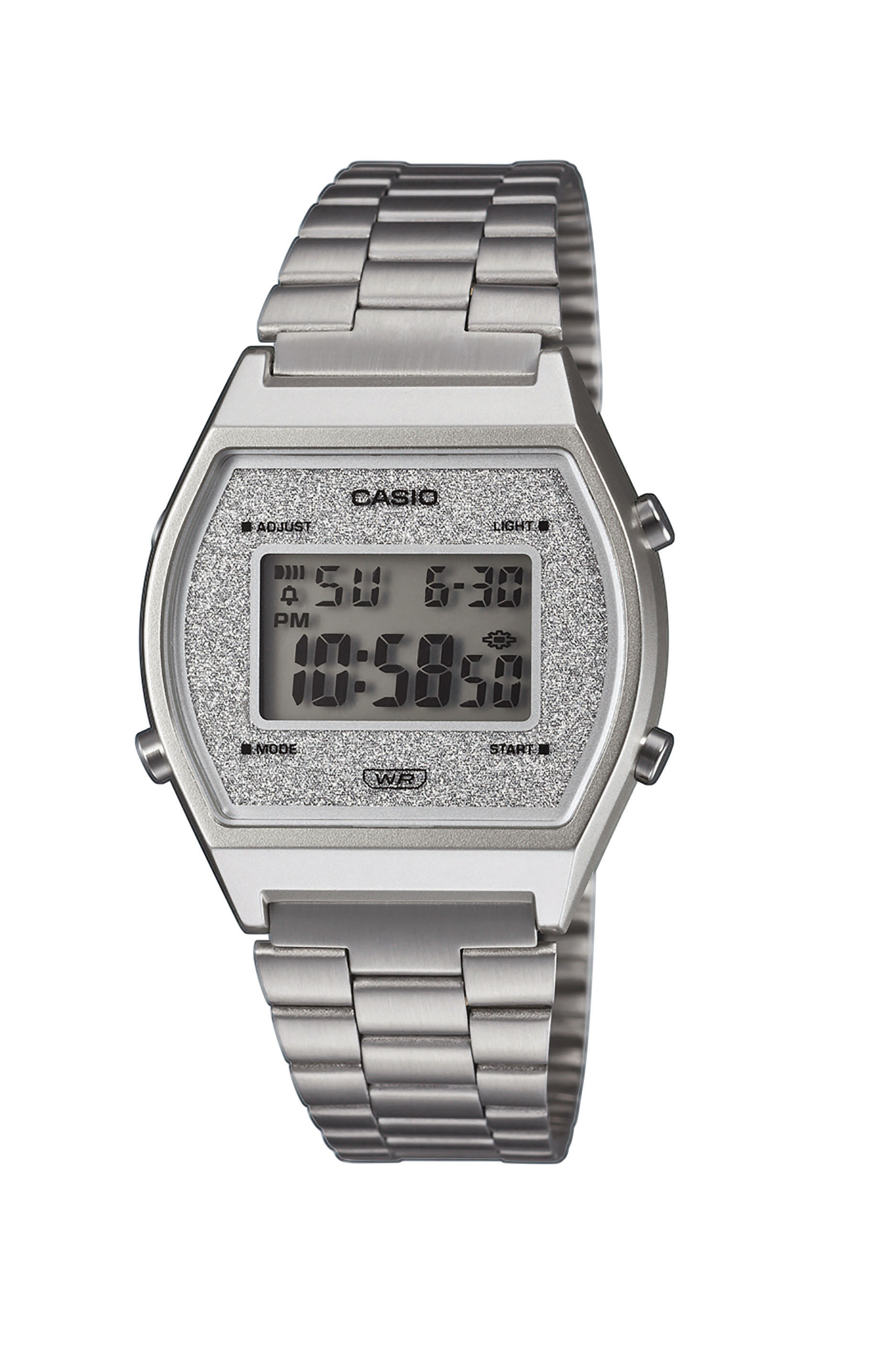 Casio B640WDG-7EF digitálne hodinky Chronograph Vintage Edgy