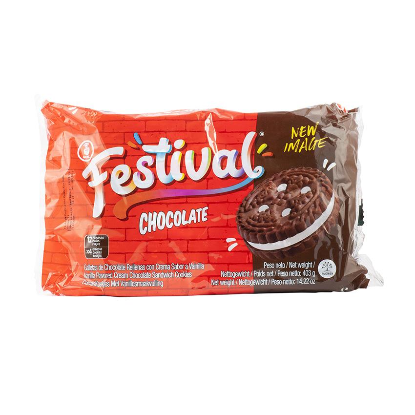 Galletas Noel FESTIVAL Doppelkeks Schokoladengeschmack