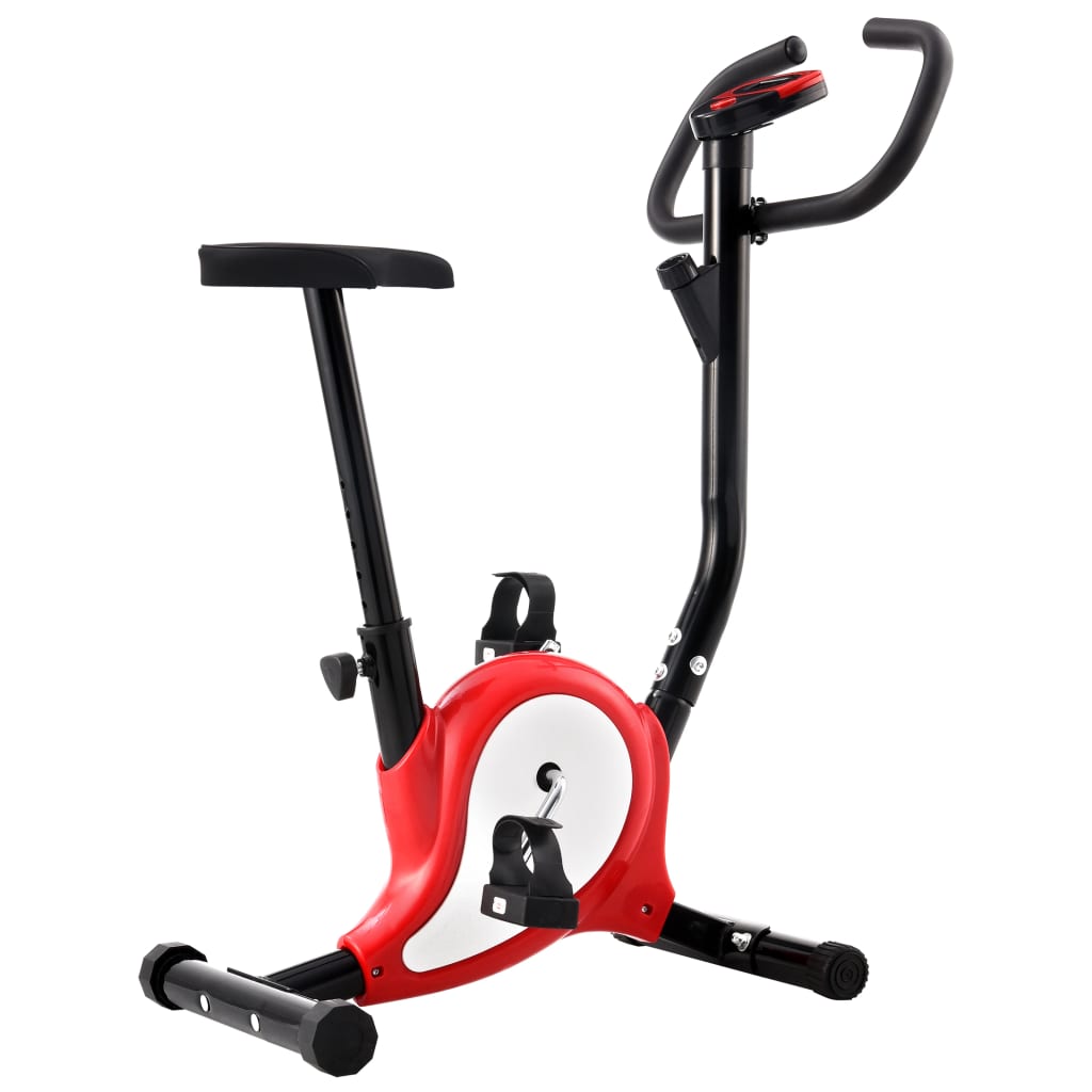 Prolenta Premium - Cvičebný bicykel s remeňovým pohonom červený