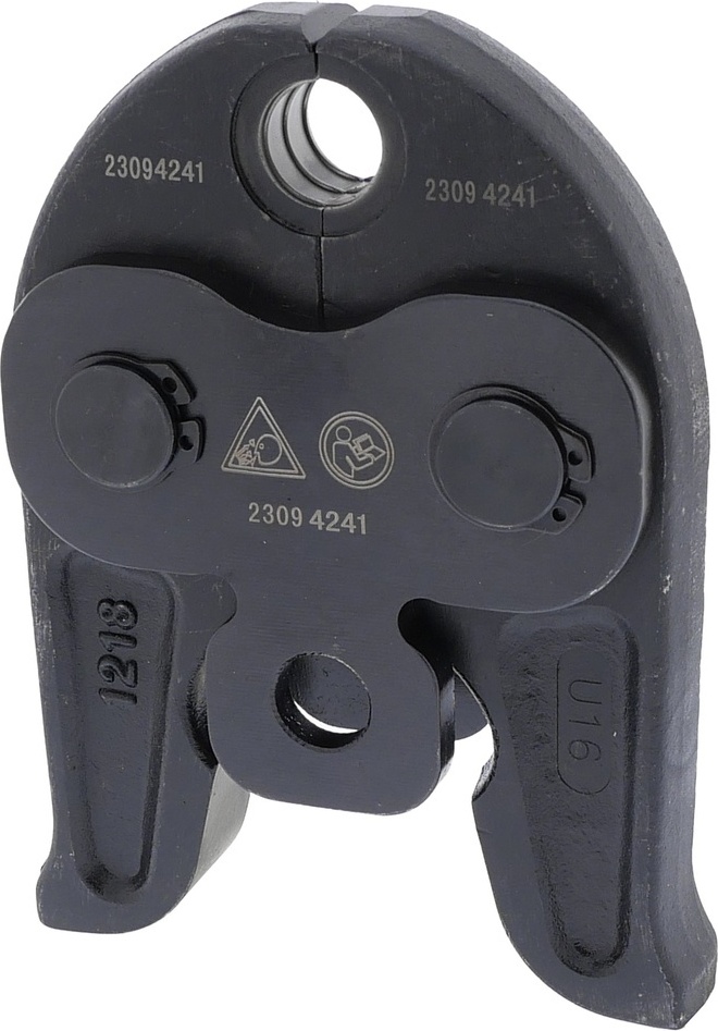 FLUXON Pressbacke U Profil 16mm Rohr Stahl Presszange Pressbacken