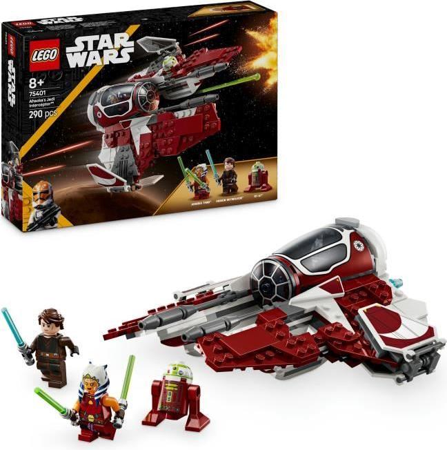 LEGO Star Wars Ahsokas Jedi Interceptor, The Clone Wars, 290 dielov, 2 minifigúrky, od 8 rokov