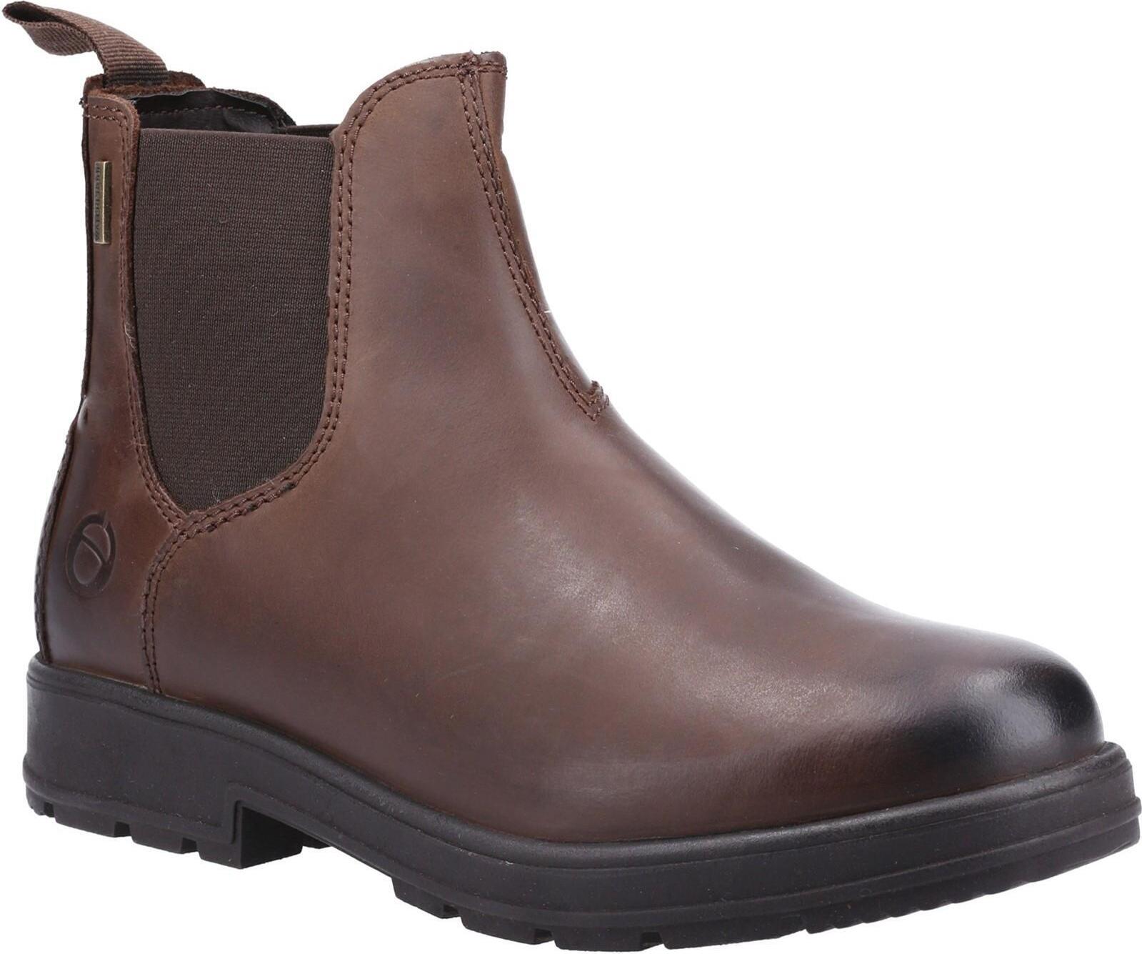 Cotswold - Pánske topánky "Farmington", kožené FS8156 (42 EU) (Brown)