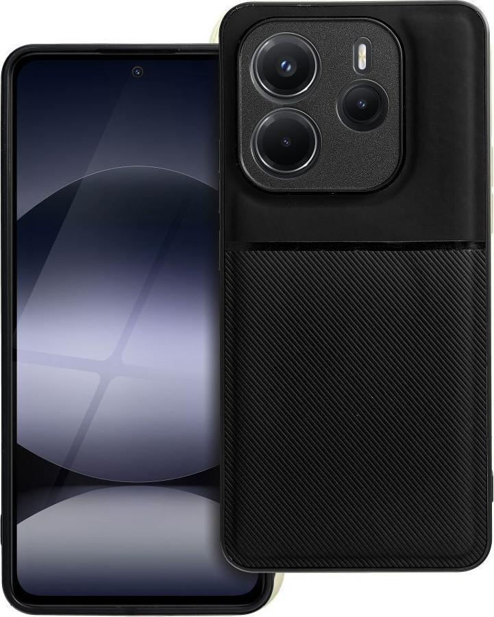 Puzdro na mobilný telefón NOBLE vhodné pre XIAOMI Redmi Note 14 5G čierne