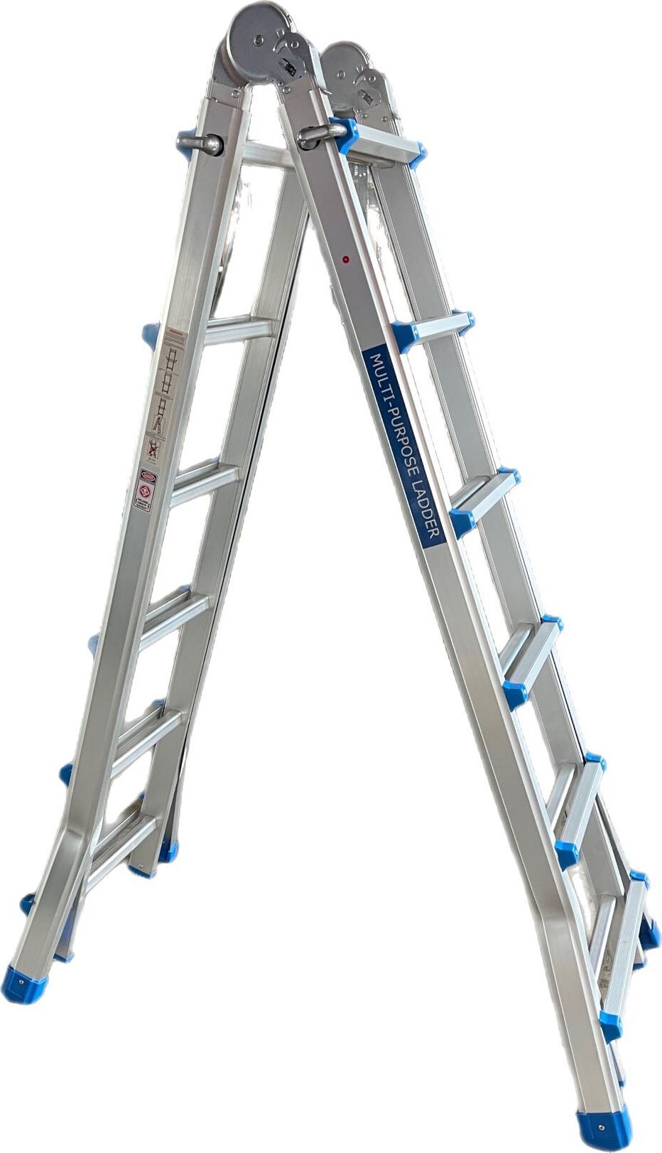 Vago-Tools VaGo Klappleiter Teleskopleiter Stehleiter 4x6 Mehrzweckleiter Alu Leiter