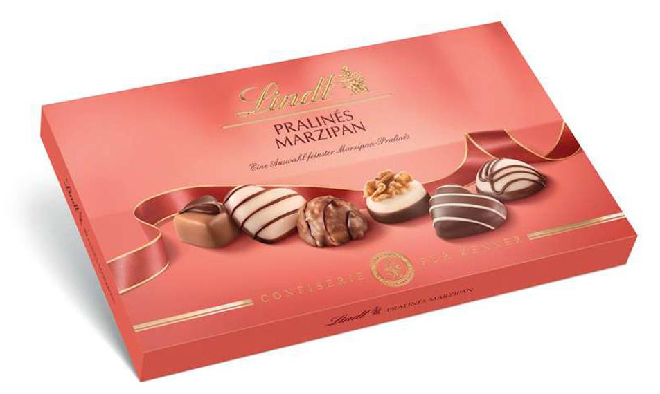 Lindt Für Kenner Marzipan eine extravagante Mischung von Pralinen 200g 867107