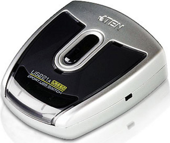 ATEN US221A USB 2.0-Peripheriegeräte-Switch mit 2 Ports