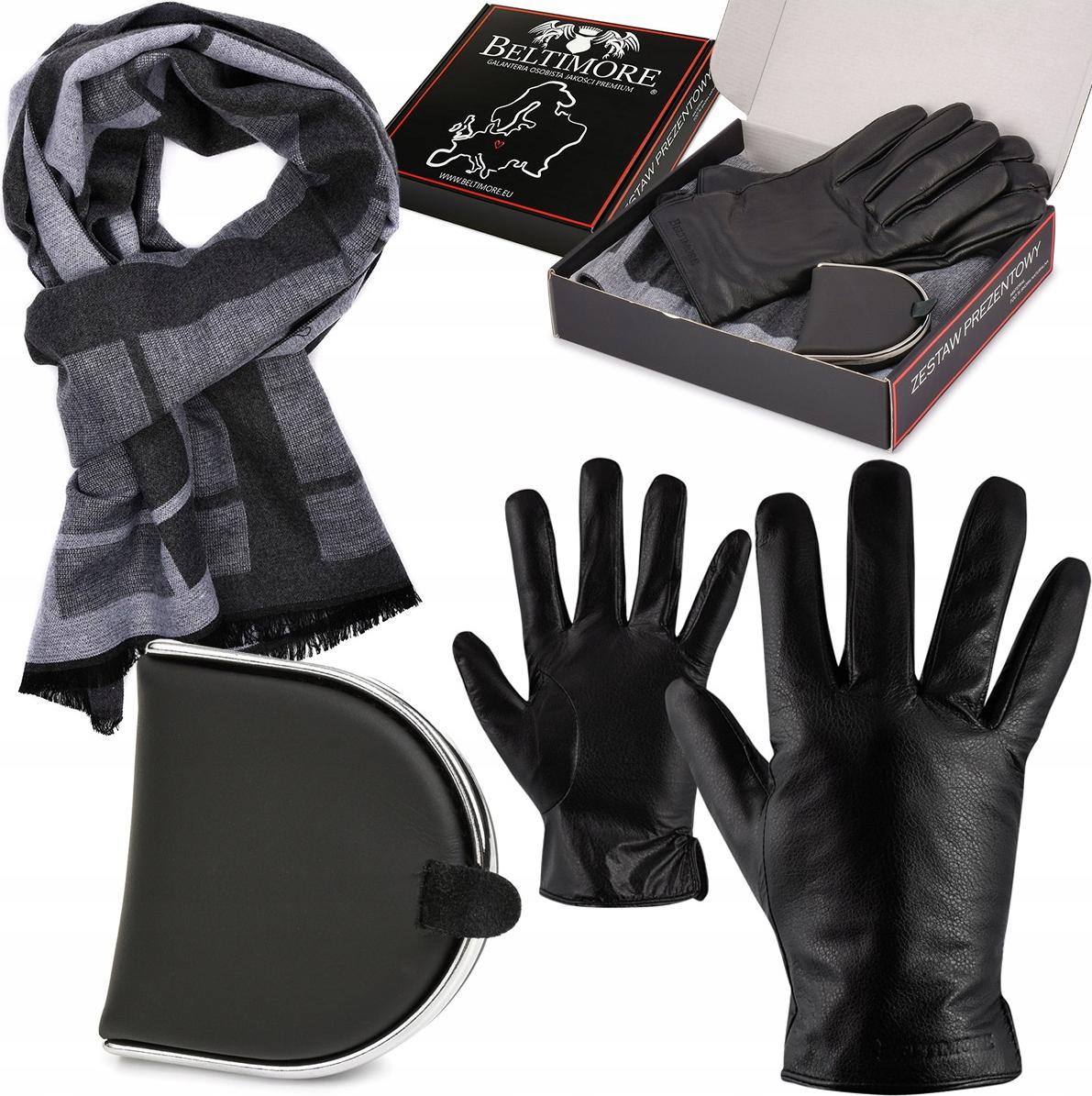 Herren Geldbörse Schal Handschuhe Beltimore Set
