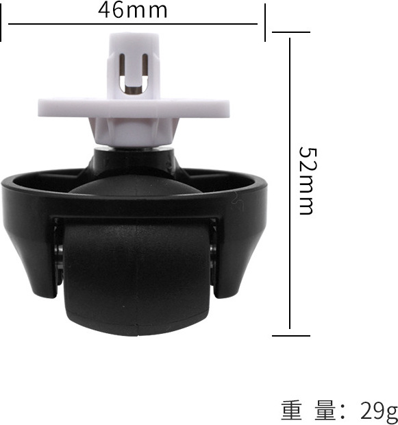 Ruota Girevole Universale Per Robot Aspirapolvere Dioche - Ricambio Per RoboVac 11S E 30 - Kit Con Guarnizione - 6