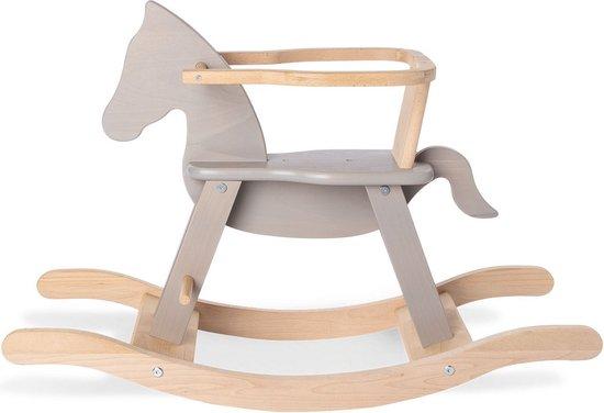 OEM Holz-Kinderautositz in massiver Holzbauweise - 86cm x 31cm x 58cm - Holz-Rocker für Kinder. 2026