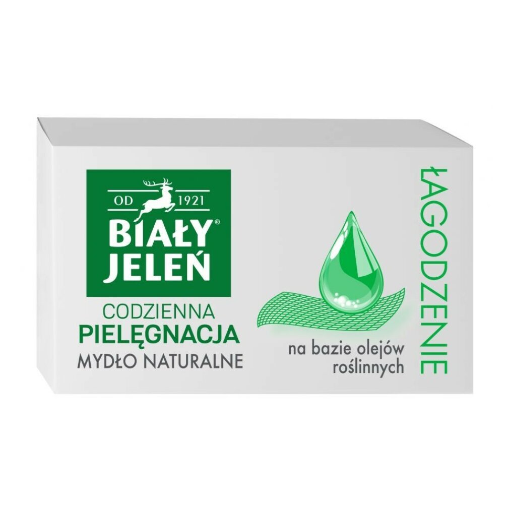 Pollena Biały Jeleń Soap hypoallergene Naturseife beruhigend 85g