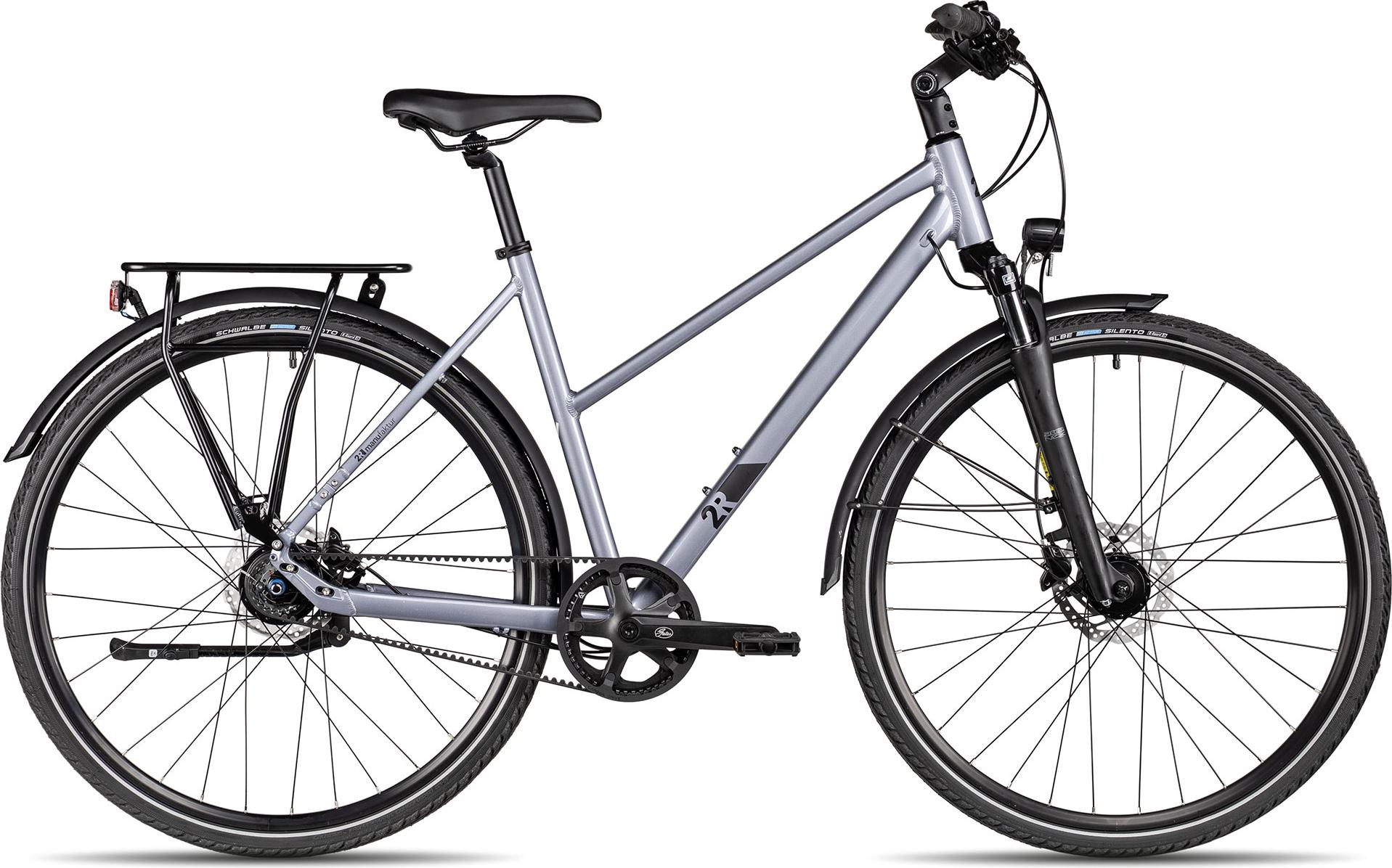 2R Manufaktur TRX TWO Trapez 28 Zoll Hellgrau 56 cm