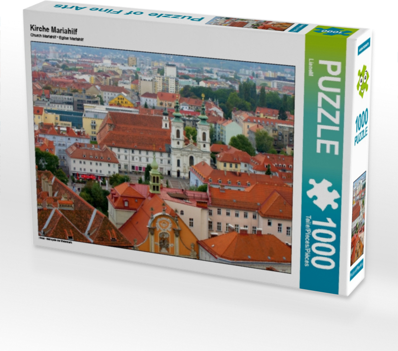 Calvendo Kirche Mariahilf 1000 Teile Puzzle quer 640x480mm, CALVENDO; 7399754