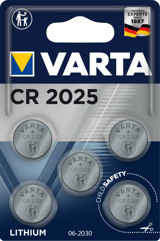 1 x Varta CR2032 3V Batterien Knopfzelle Frische Markenqualität Knopfzellen 