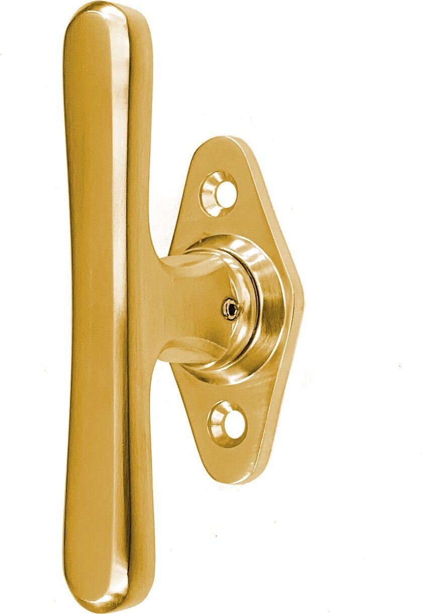 Antikas Fenstergriff Messing patiniert - Fensterolive, Fensterbeschläge - 10,0x4,2 cm