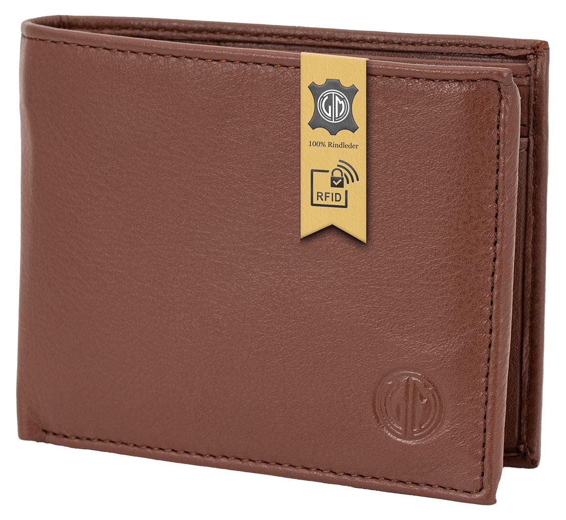 LINDENMANN Geldbörse Herren Portemonnaie Leder coganc KLW-LIN-6090013-022