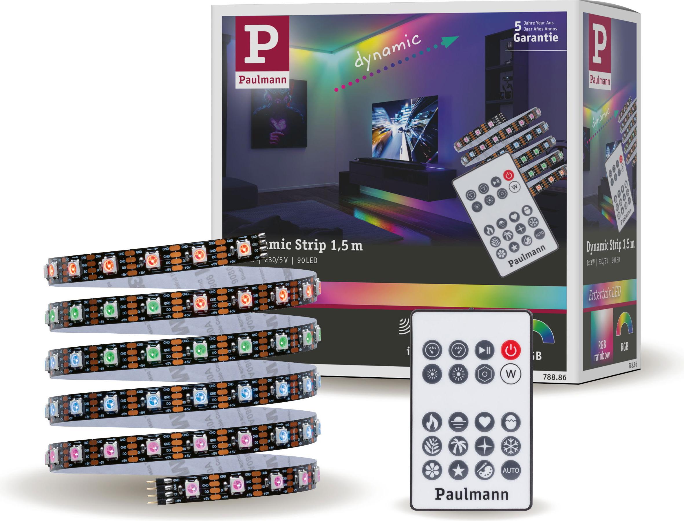 Paulmann EntertainLED LED Stripe Dynamic RGB Komplettset 78886