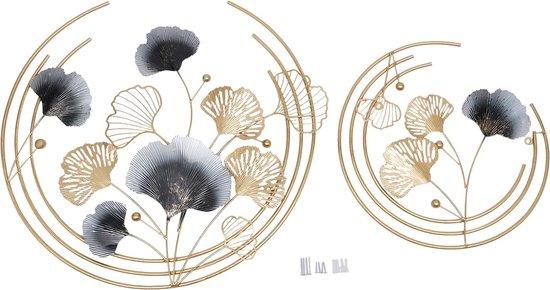 Famanu Wanddekoration Elegante Blume - Gold SHSHOP