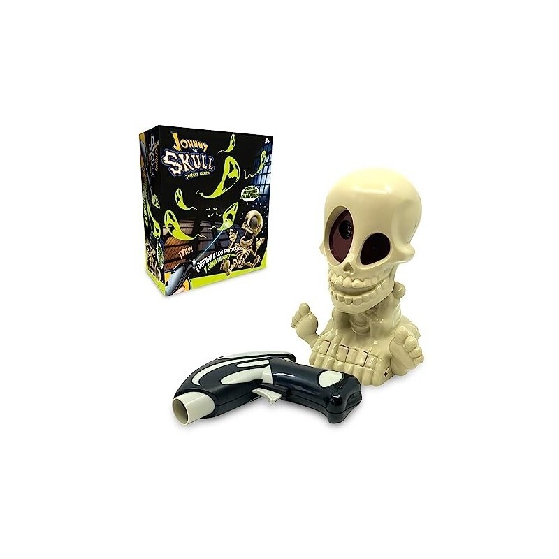 Johnny Calavera, Juego Mesa, atrappa a Fantasmas, Elektronisches Spielzeug mit Licht und Ton, Famosa (JHN00001) FAMOSA