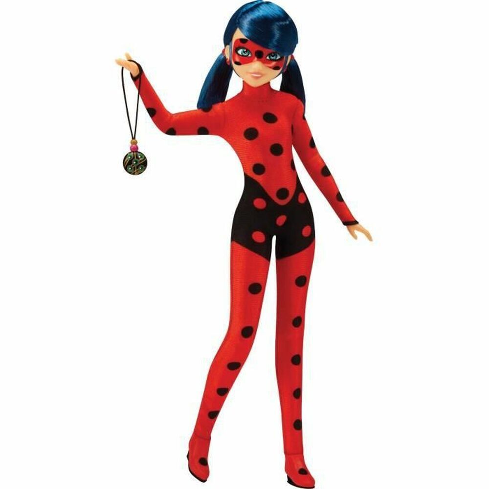 BANDAI - Miraculous Ladybug - Puppe - Marinette - Ladybug Lucky Charm - 26 cm große Ankleidepuppe - P50012 Ladybug Verwandlung