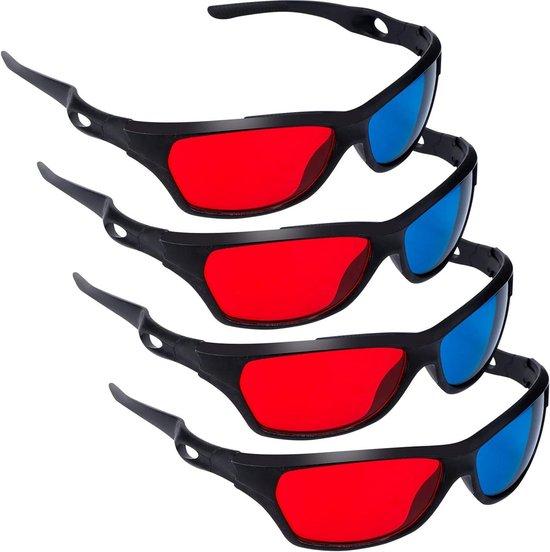 OEM 3D-Brille für Anaglyph-Filme - Roter-Cyan-Lens - 15,5 cm Breit - Schwarz 2026
