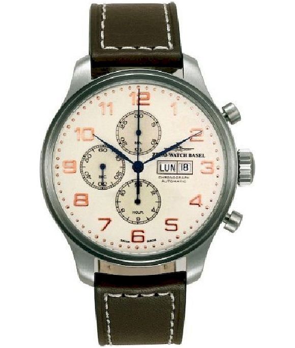Zeno-Watch - Náramkové hodinky - Pánske - Chrono - OS Retro - 8557TVDD-f2