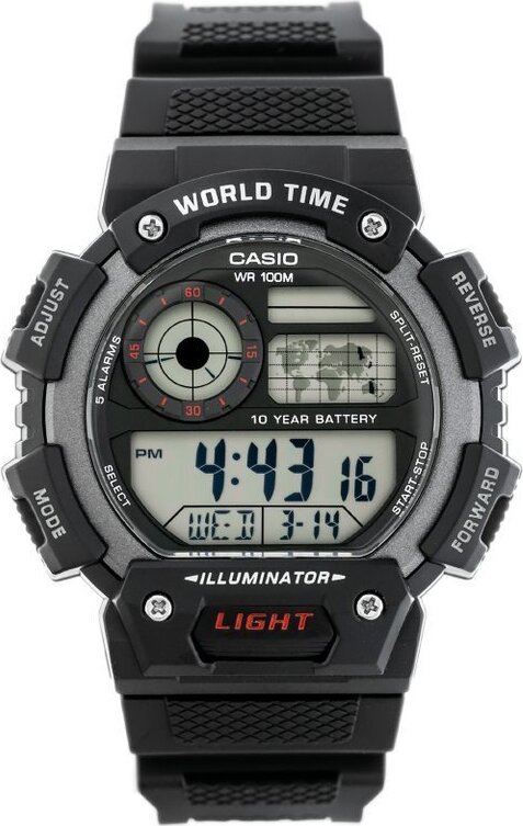 Casio Uhr Illuminator Worldtime AE-1400WH-1AVDF