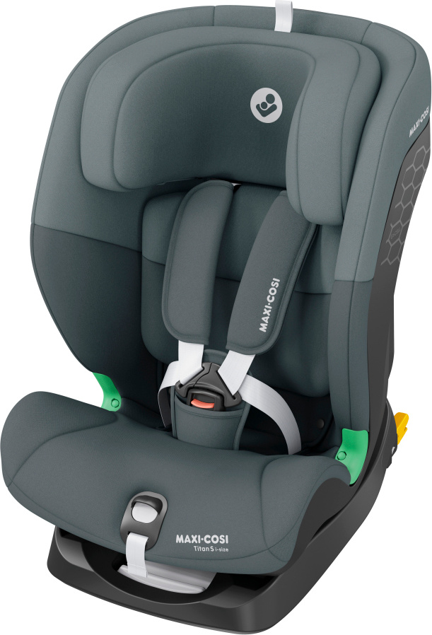 Maxi-Cosi Titan S i-Size, ISOFIX + bezpečnostný pás, 1-2-3 (9 - 36 kg; 15 months - 12 years), 5-bodový, Bočná ochrana, Opierka hlavy