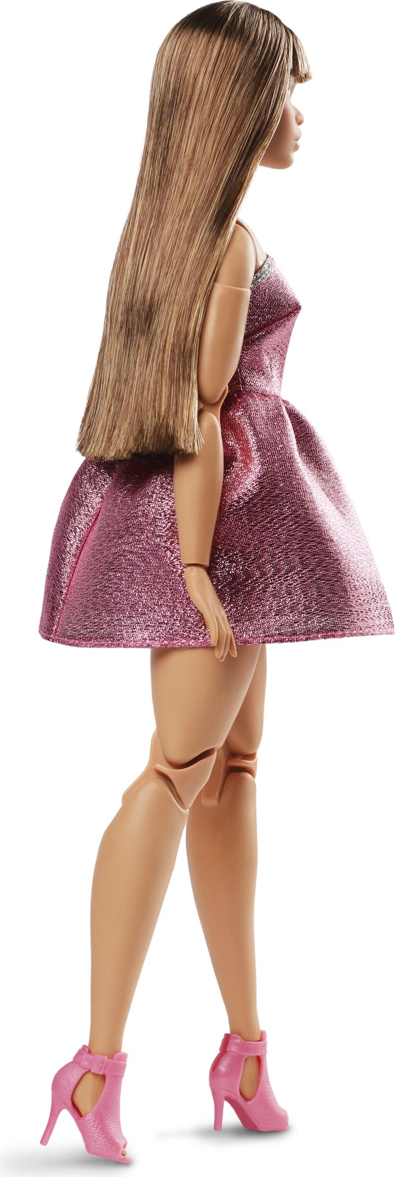 Barbie Signature Barbie Looks 23 - Curvy, Pink Mini Dress HRM16
