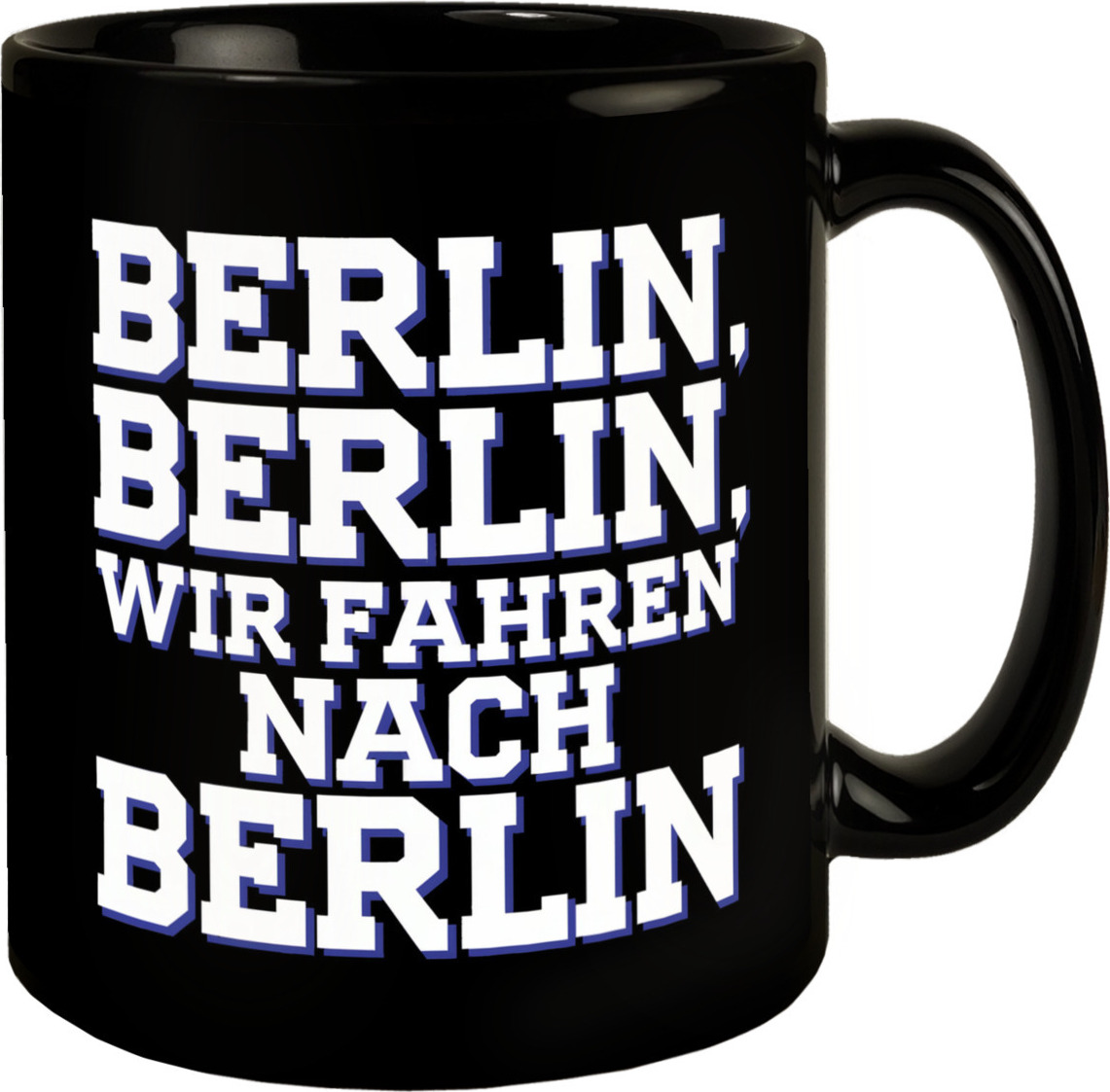 speecheese Bielefeld Pokalfinale 2025 Tasse - BERLIN, BERLIN, wir fahren nach BERLIN