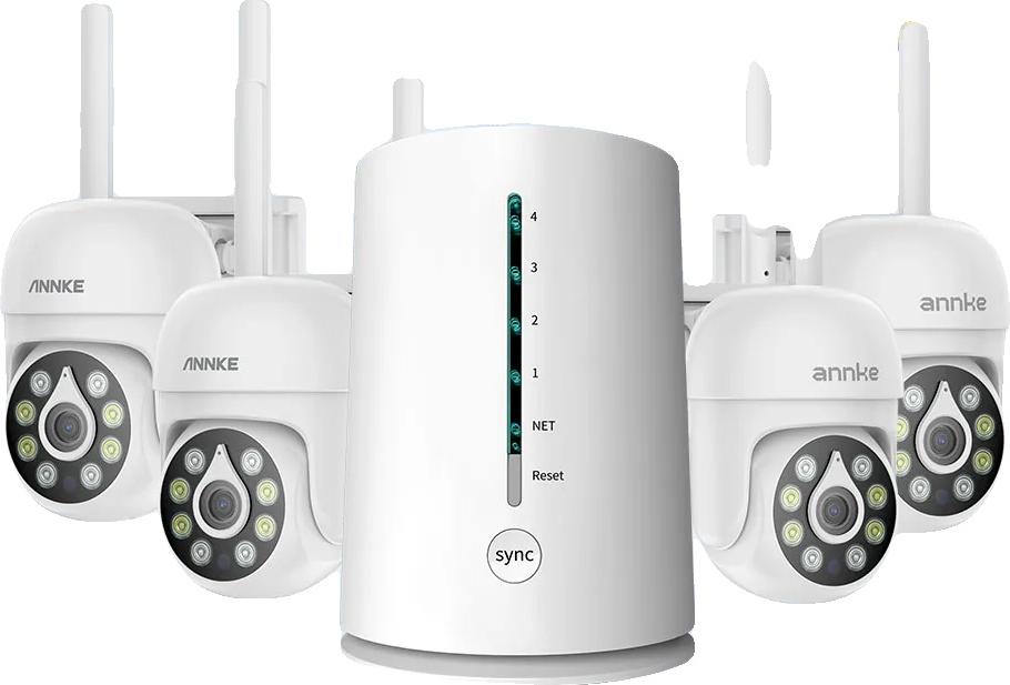 Bezdrôtová bezpečnostná kamera, rozlíšenie 5 Mpx, nočné videnie do 20 m, obojsmerný zvuk, podpora až 4 kanálov, podpora kariet micro SD do 512 GB