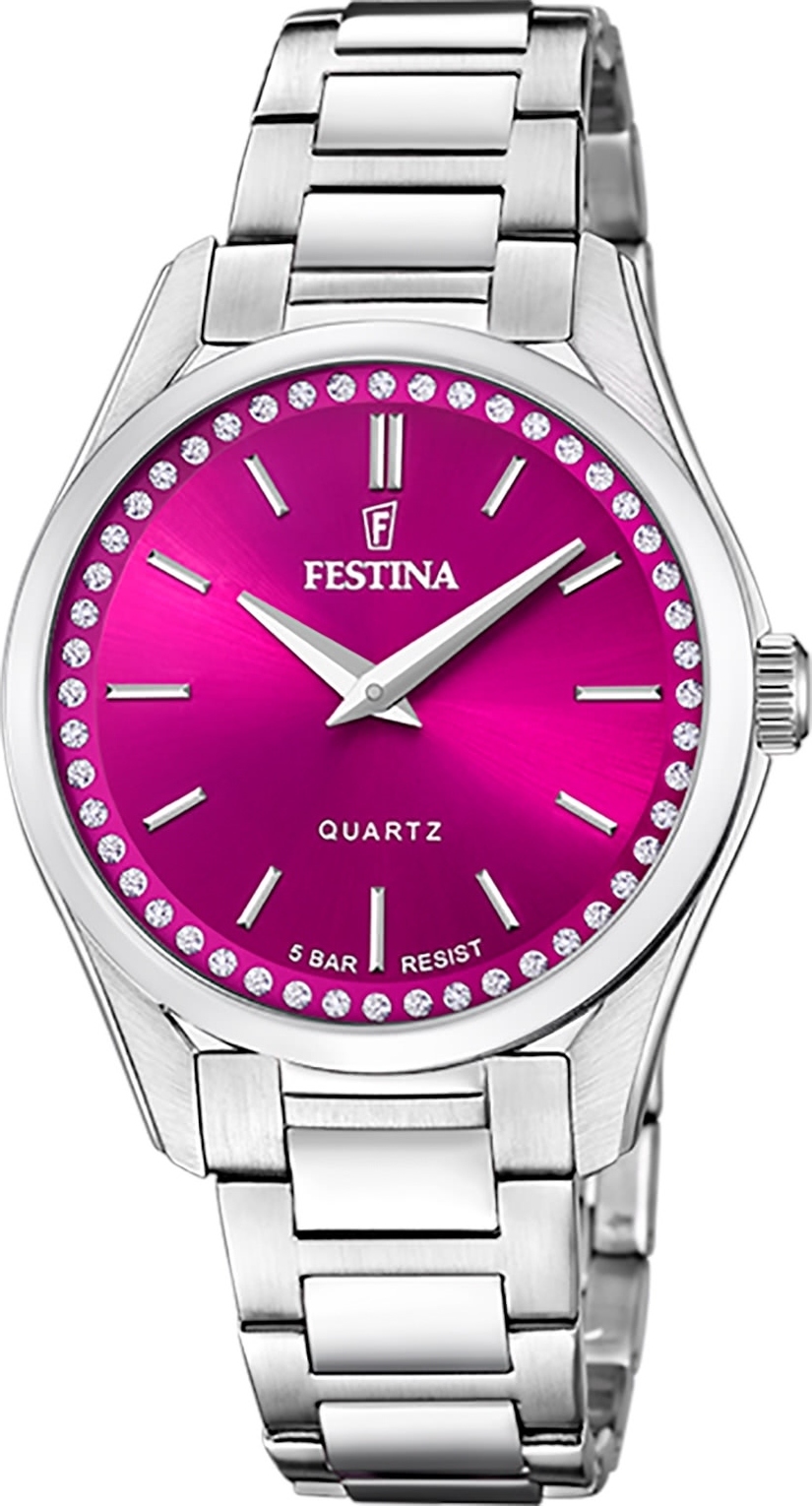 Festina dámske náramkové hodinky z nehrdzavejúcej ocele strieborné Fashion D2UF20583/2