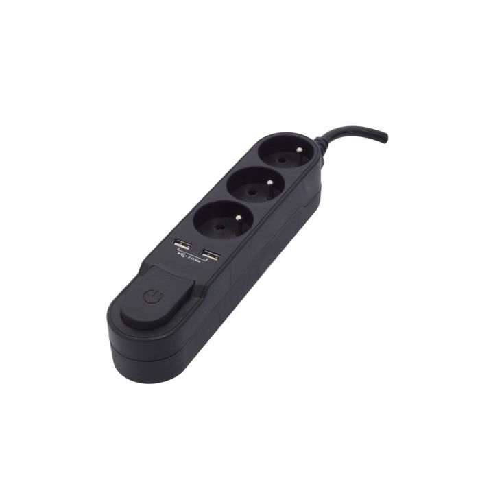 Chacon Block 3 genommen 1,5 m, schwarz USB CHA47322